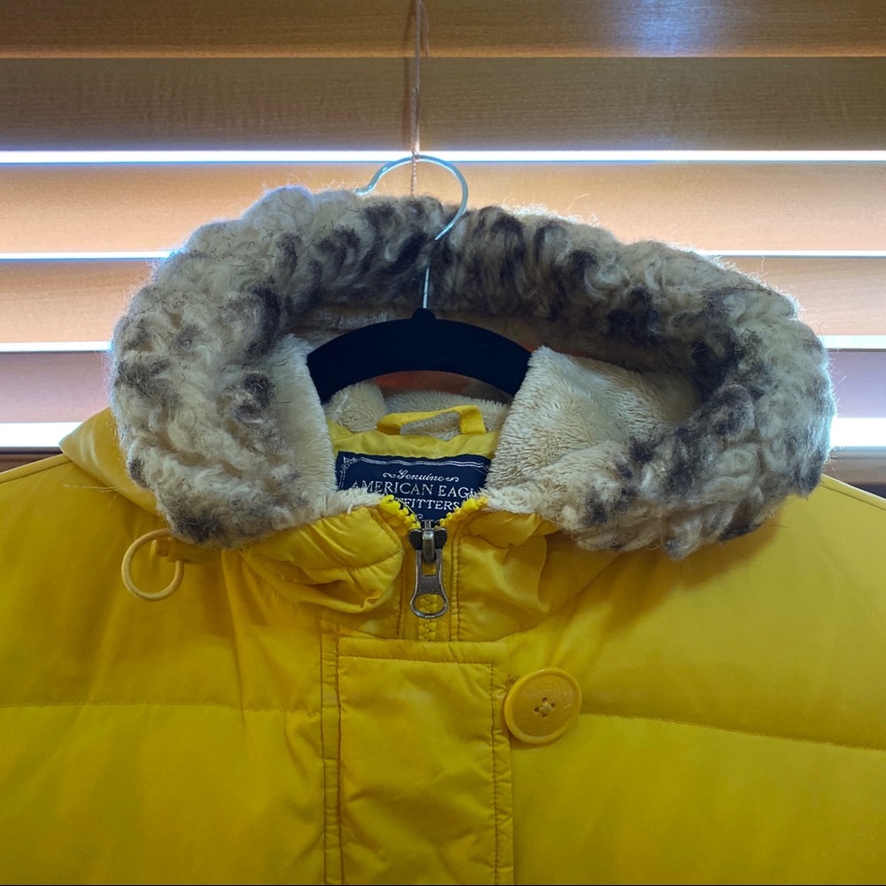 Yellow Puffer Jacket - Picture 4 of 6